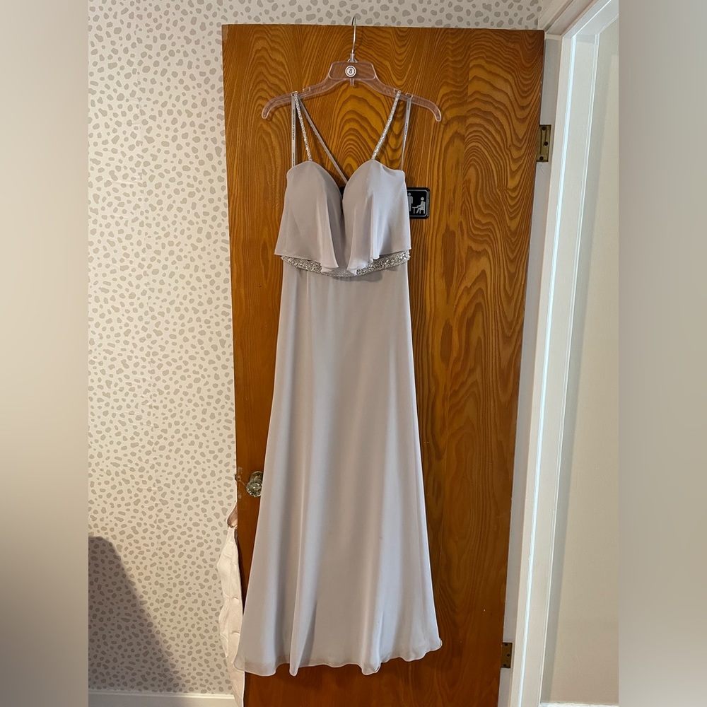 Gray Morilee bridesmaid dress size 8
